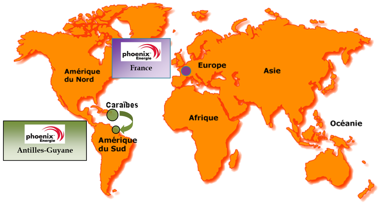 Implanatations à l'international